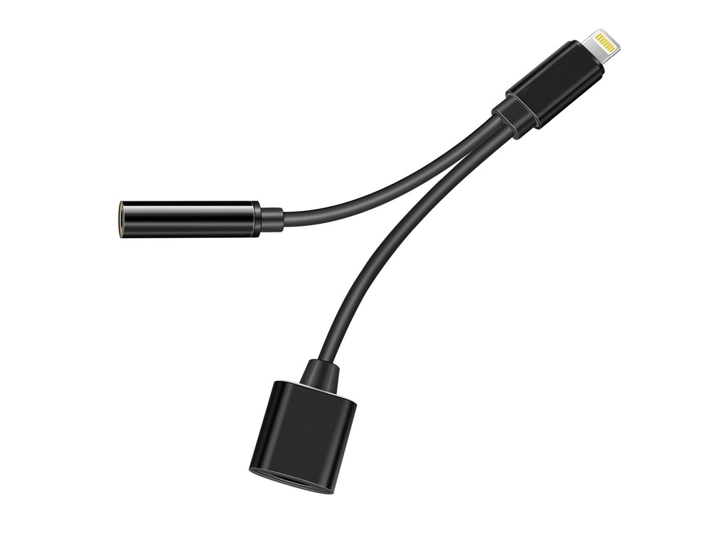 ADAPTER mini jack SŁUCHAWKI + ŁADOWANIE do IPHONE 7017065804