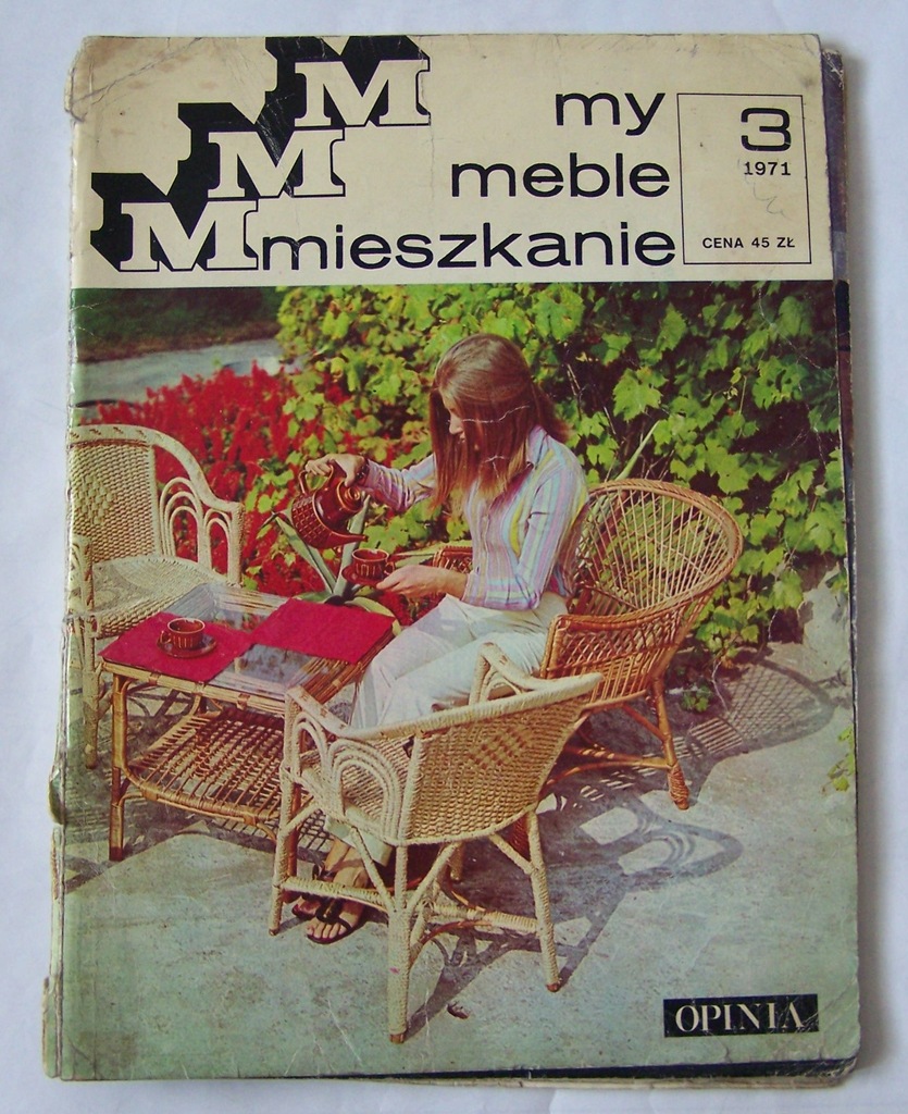 PRL design 60/70 lata My Meble Mieszkanie 1971