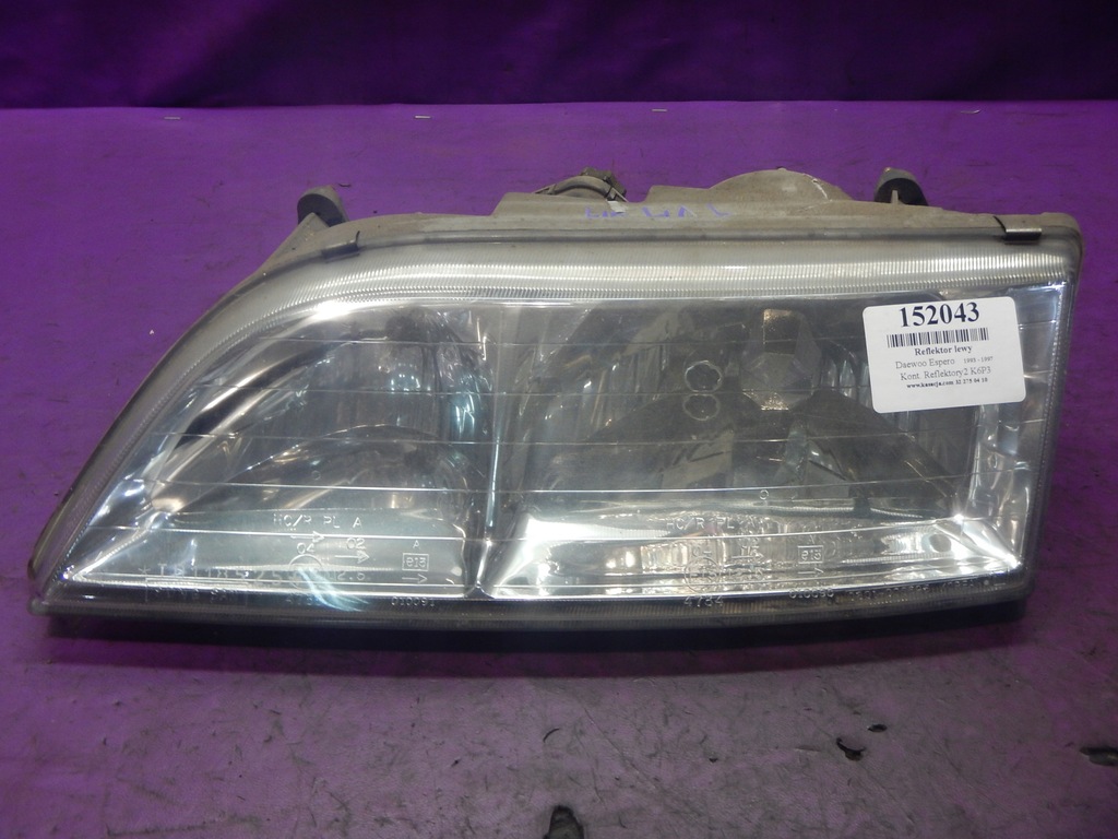 ESPERO 93-97 REFLEKTOR LEWY LAMPA PRZÓD 0301000625