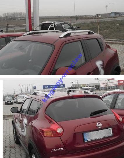NOWE RELINGI DACHOWE ALUMINIUM NISSAN JUKE 2010+