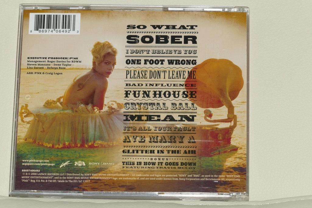 P!NK (PINK) FUNHOUSE 7015909445 oficjalne archiwum Allegro