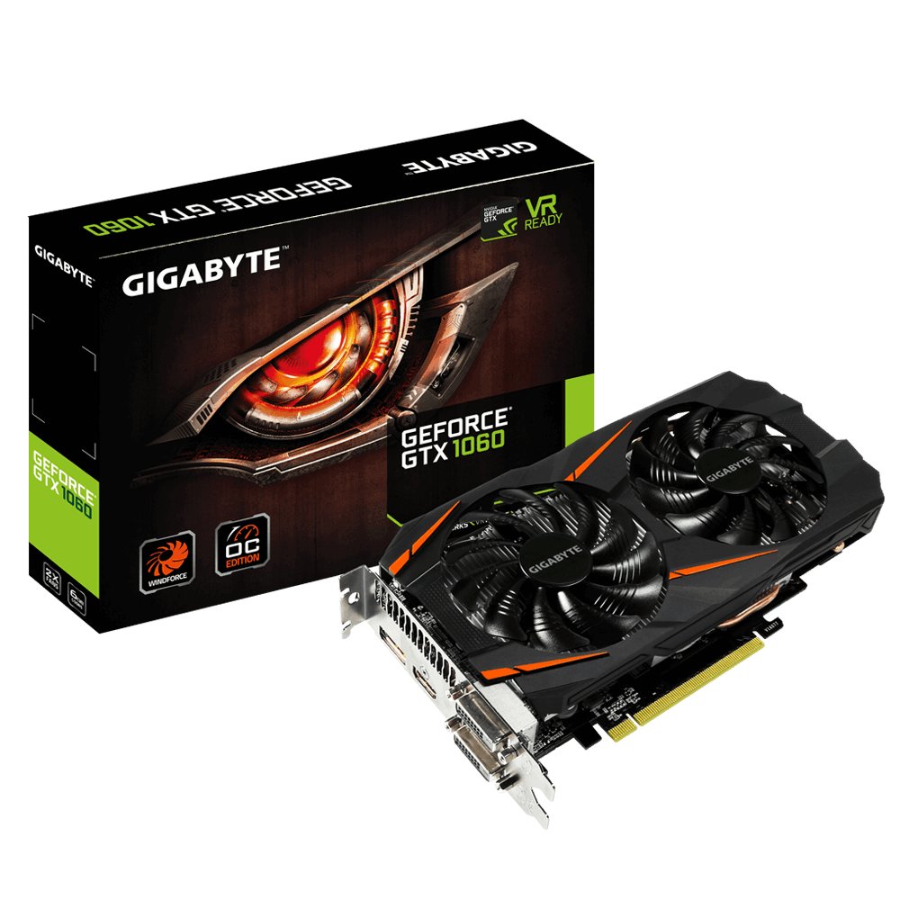 OUTLET Karta GIGABYTE GeForce GTX1060 WF II OC 6GB