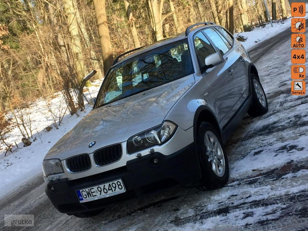 BMW X3 2.0 D 150KMXDRIVE 4X4 BEZWYPATKOWA STAN ID