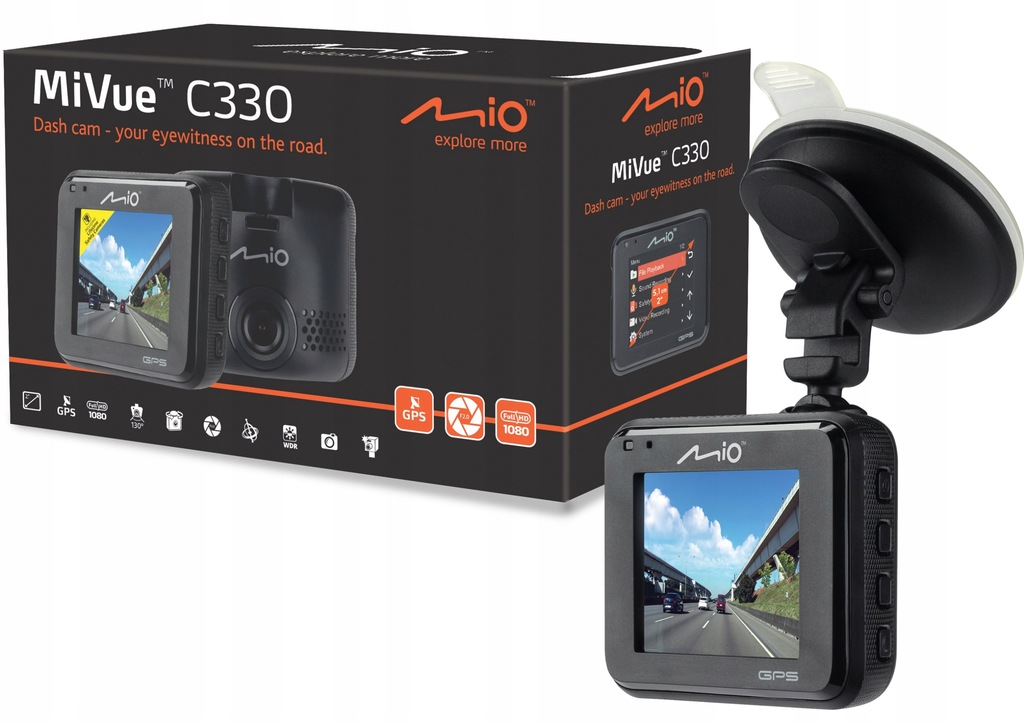 MIO MiVue C330 Wideo rejestrator Samochodowy GPS - 6699201276 ...