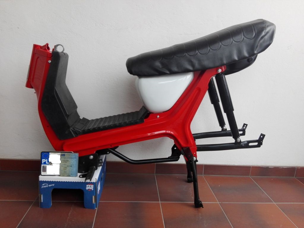 SIMSON SR50 KOMPLETNA RAMA,DOKUMENTY