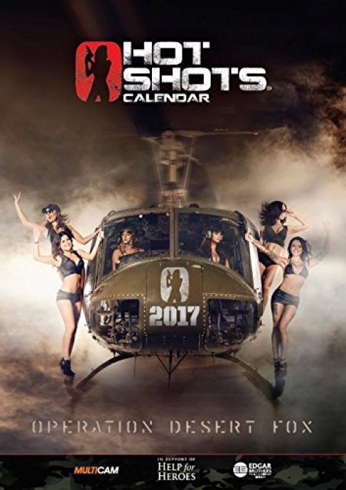 Hot Shots Calendar 2017 Pack (A4 Calendar, Playing