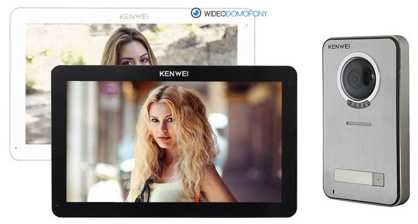 Wideodomofon Kenwei dwa monitory KW-S201 KW-E