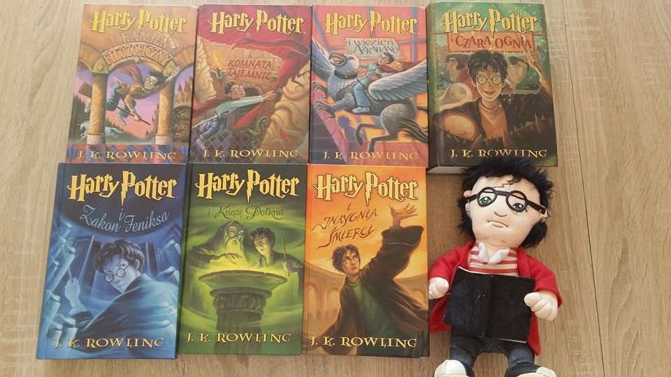 Harry Potter siedmiopak stare książki wszystkie