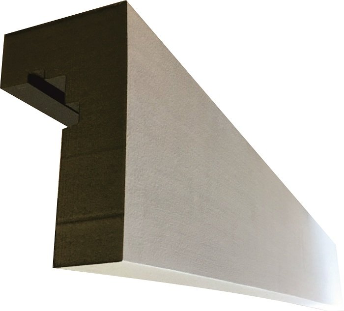 Listwa maskująca LED karnisz H=18cm XPS gładka