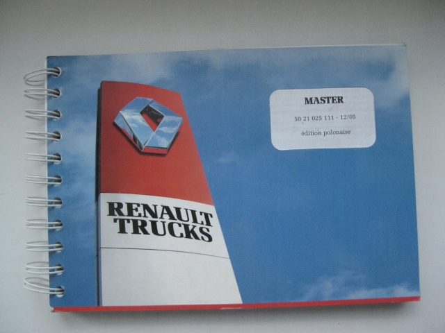 RENAULT MASTER 2 Polska instrukcja Master II 98-03
