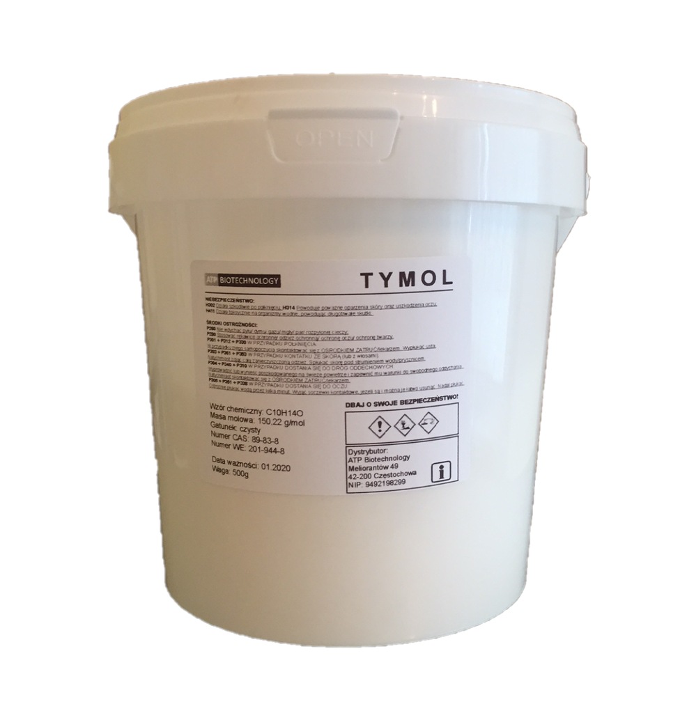 TYMOL - CZYSTY - 1kg - 1000g / WARROZA / KURIER