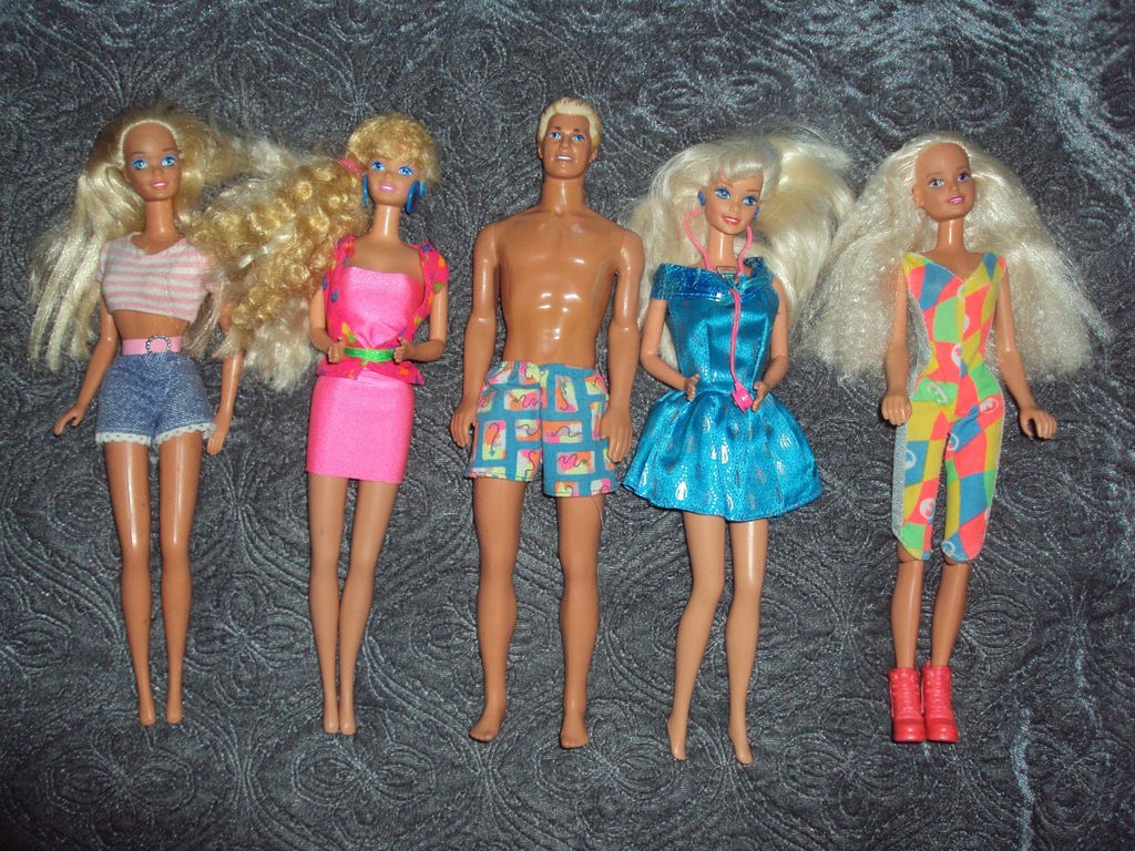 Lalki BARBIE z lat 90 - 7409617541 - oficjalne archiwum Allegro