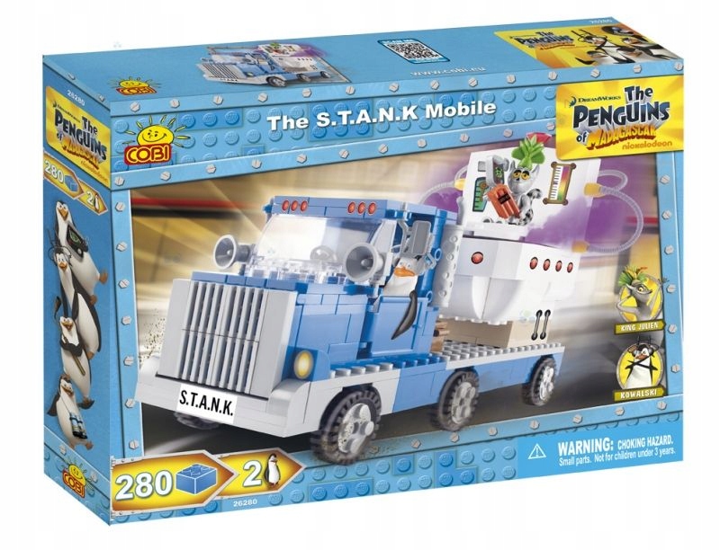 PINGWINY Z MADAGASKARU 280EL. WIELKI STANK