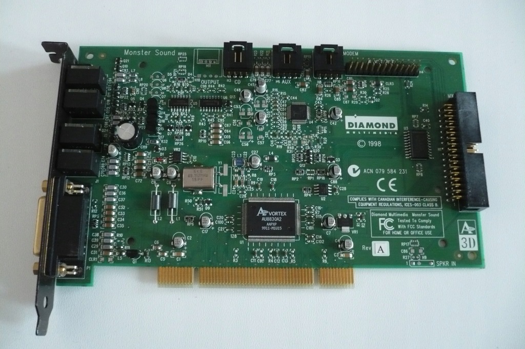 Diamond Monster Sound MX300 A3D サウンドカード Diamond Monster Sound MX300 A3D サウンドカード（DIAMOND
