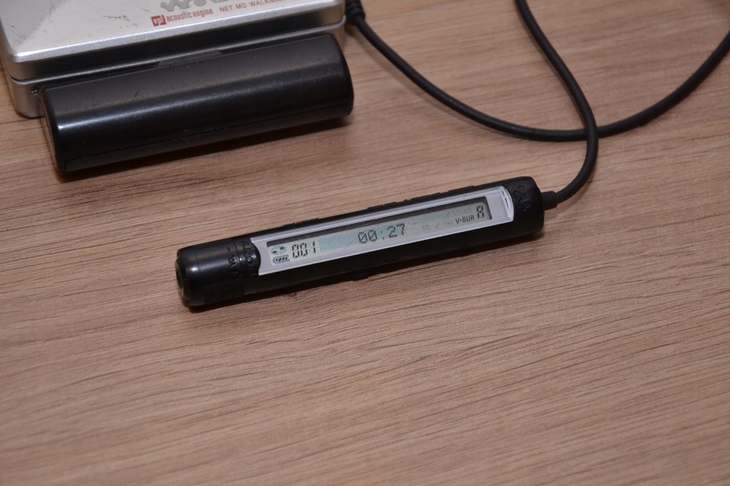 MiniDisc Sony MZN710 recorder netMD + pilot 7694408535 oficjalne archiwum Allegro