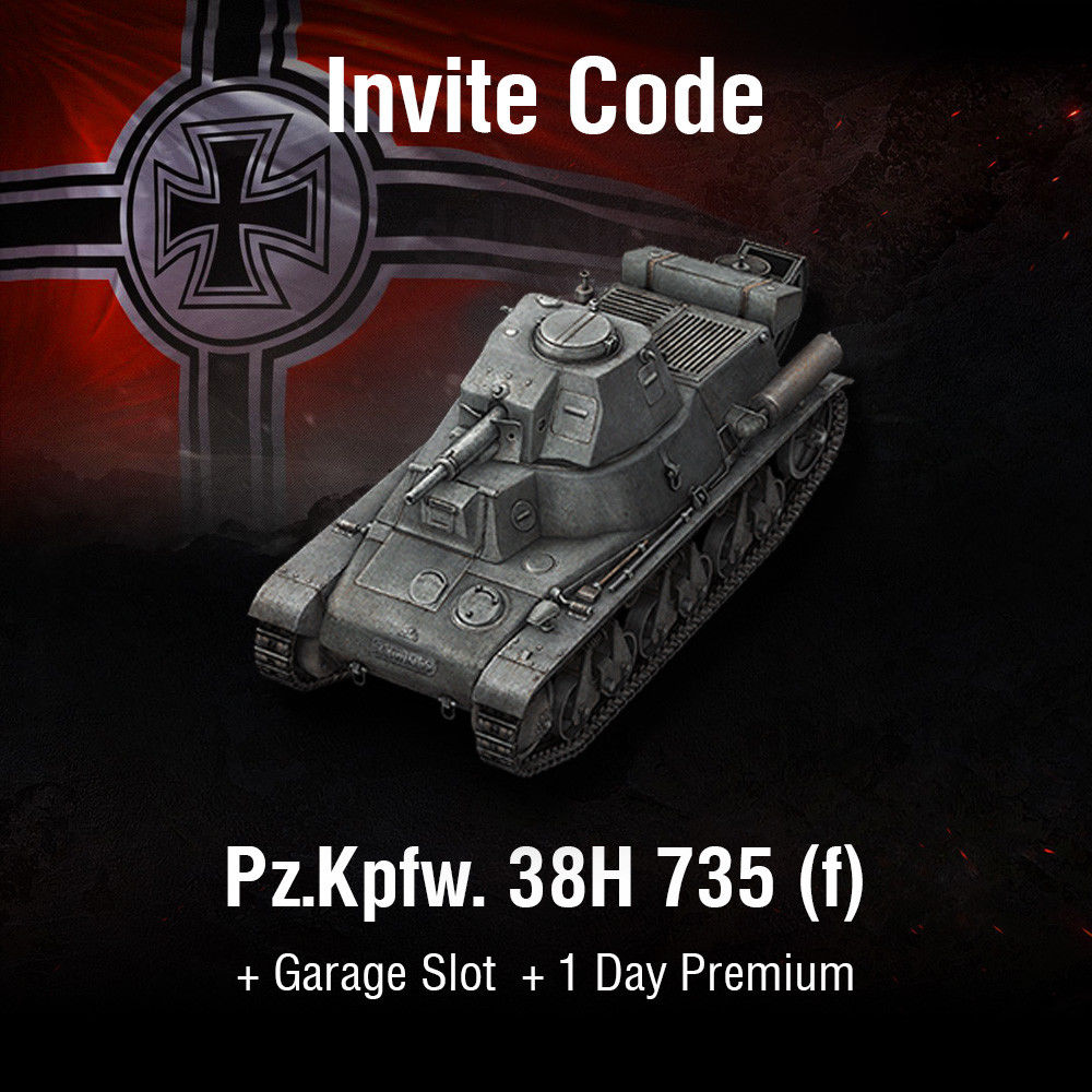 Pz.Kpfw. 38H 735(f) MAUS KOD World of Tanks WOT PC