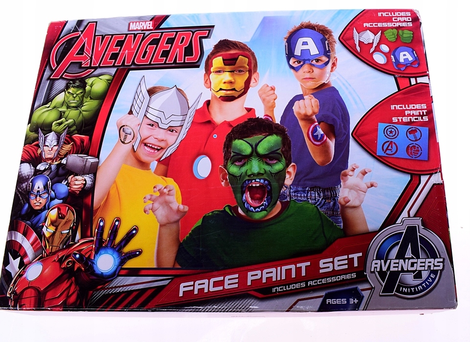 5306-52 MARVEL AVENGERS m#s FARBY MALOWANIE TWARZY