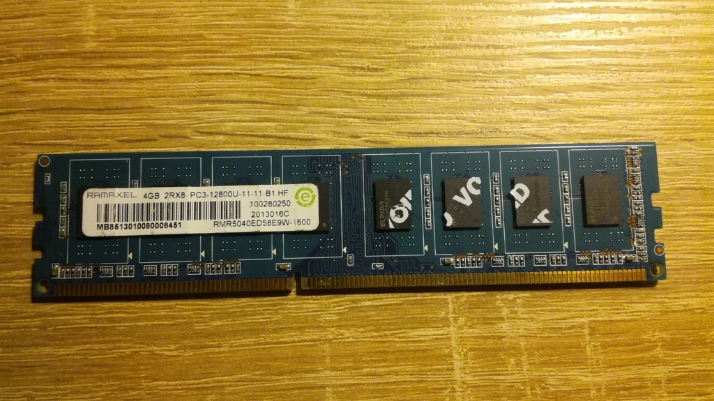 4GB DDR3 Ramaxel RMR5040ED58E9W-1600