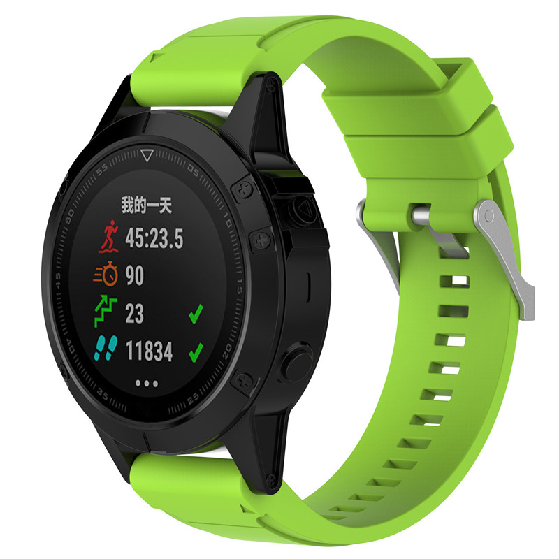 Pasek / QuickFIT / Garmin Fenix 5 22mm / ZIELONY