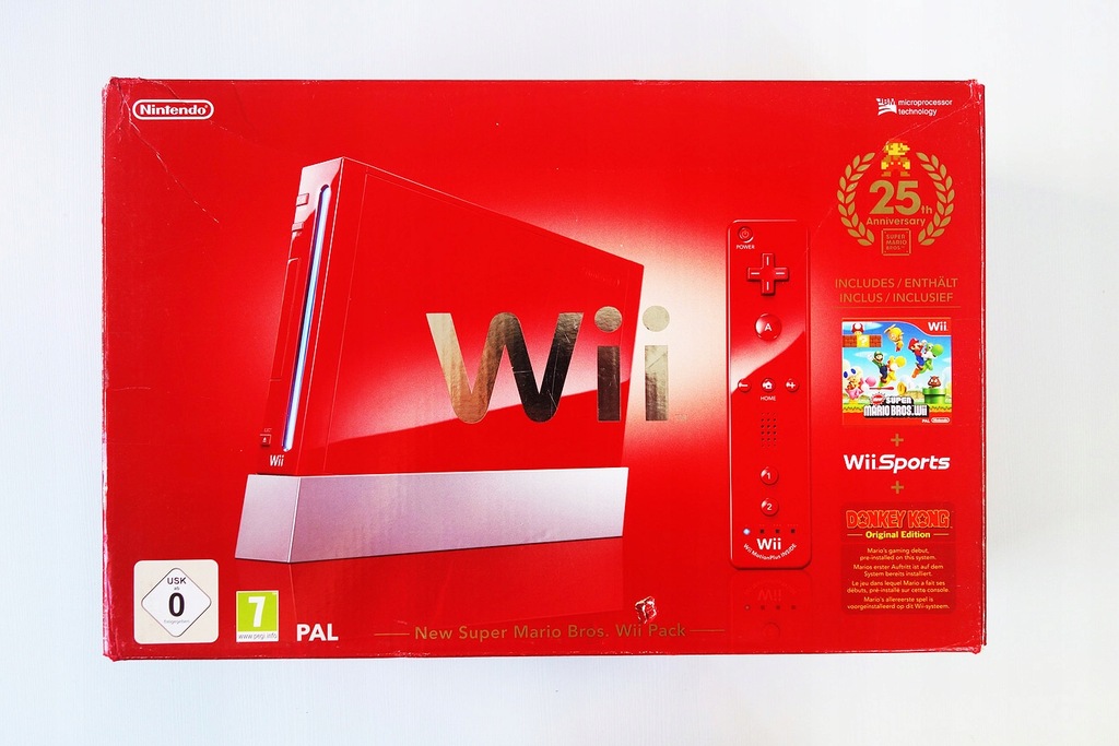 konsola Nintendo Wii czerwona super stan komplet!