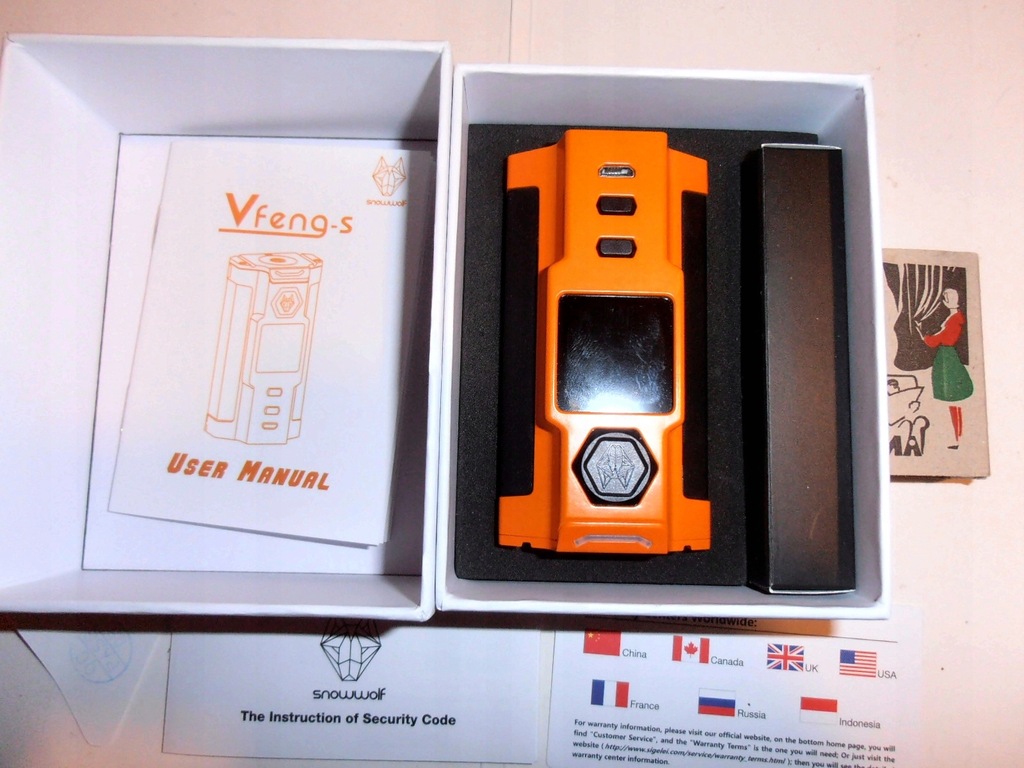 Vaporyzer Mod Snowwolf Vfeng-S 230 Watt.