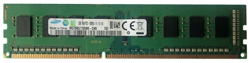Pamięć SAMSUNG 2GB DDR3 1600MHz PC3-12800U CL11