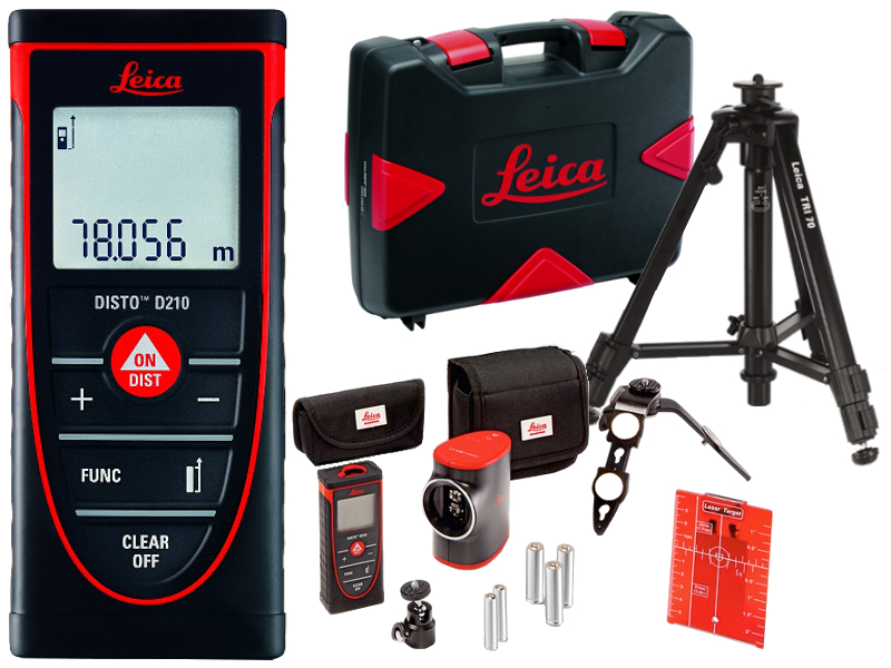 LEICA DISTO D210 DALMIERZ + POZIOMICA LASEROWA L2