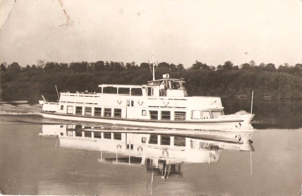 CIECHOCINEK -- STATEK ŚWITEZIANKA NA WIŚLE -- 1966