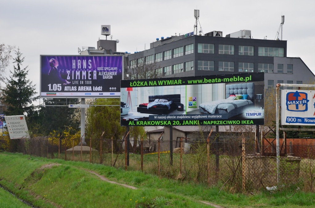 Billboard przy głównej drodze  Warszawa Piaseczno