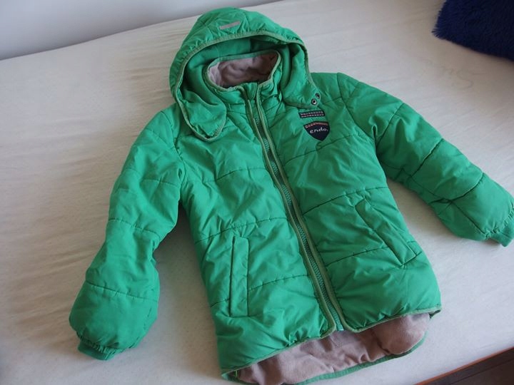 ENDO ciepła kurtka zimowa chłopiec 128