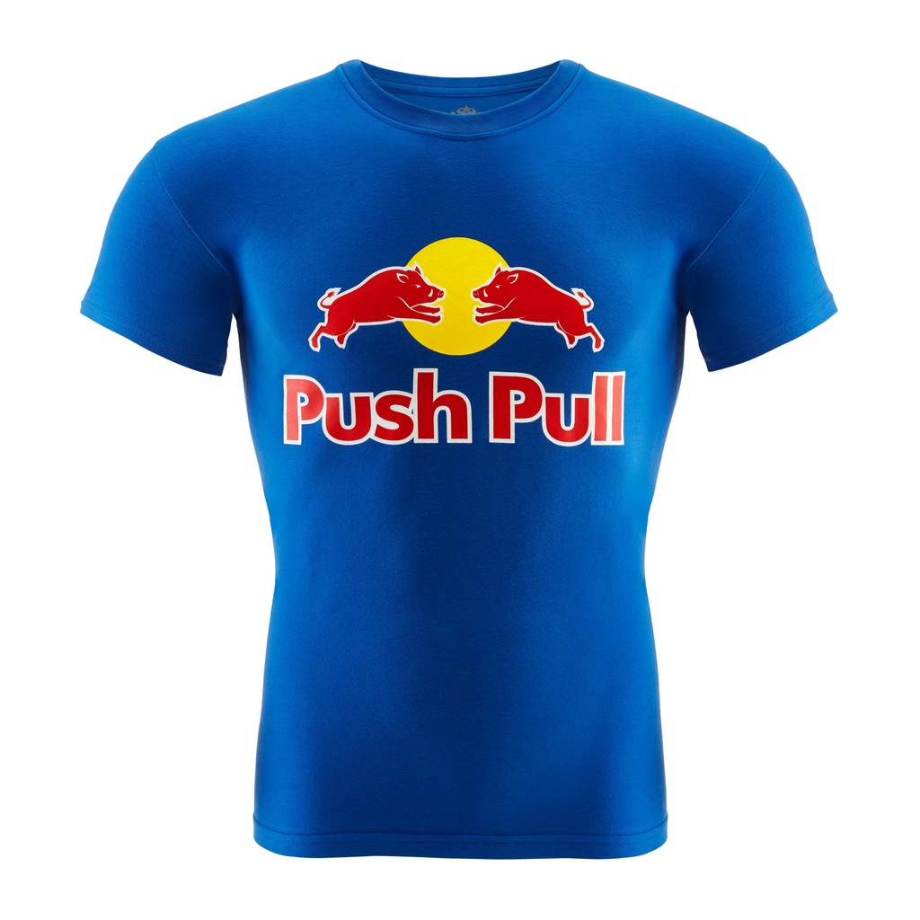 WK KOSZULKA PUSH PULL NIEBIESKA TRENING S