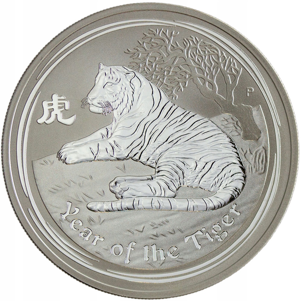 Australia 1 Dolar 2010 - Rok Tygrysa, Stan 1