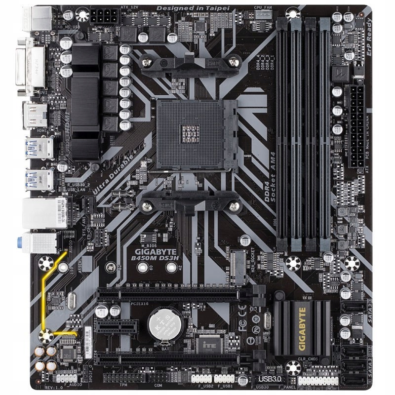 Gigabyte B450M DS3H, AMD B450-Mainboard - Sockel A