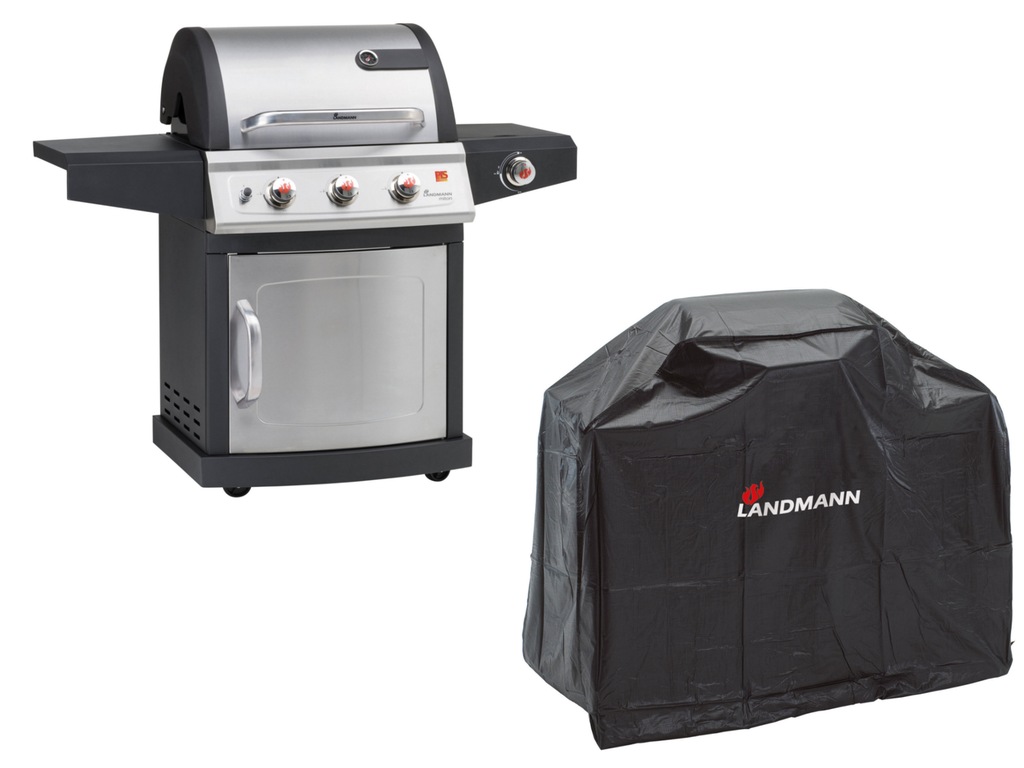 Grill gazowy Miton Landmann 12652 + pokrowiec