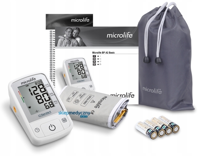 Microlife Jak Zmienic F Na C Ciśnieniomierz Microlife BP A2 Basic + zasilacz - 7143360116 - oficjalne archiwum Allegro