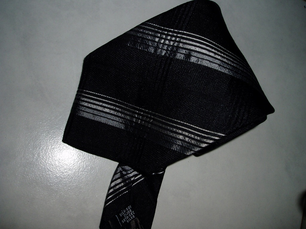 1902 by JAN PAULSEN - jedwabny krawat w kratę