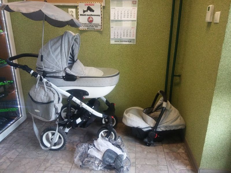 WÓZEK DZIECIĘCY ADBOR OTTIS 2W1 PARASOL FOTELIK