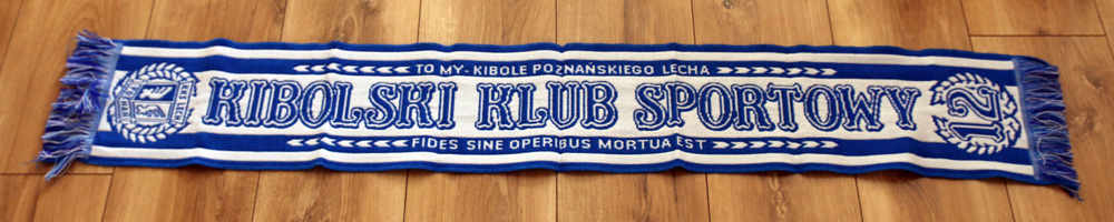 Szal tkany Kibolski Klub Sportowy Lech Poznań