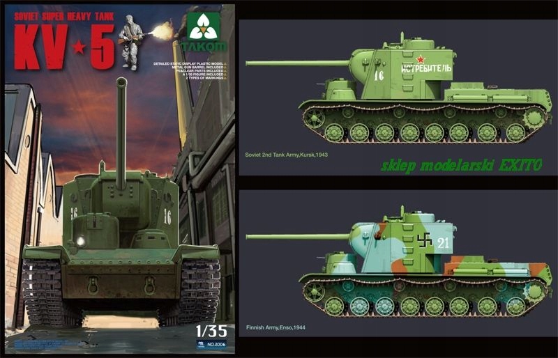 TAKOM 2006 - 1:35 Soviet Super Heavy Tank KV-5