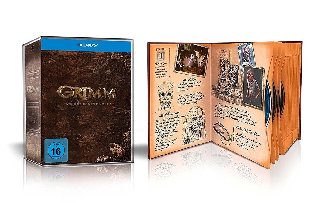 GRIMM 1-6 (SEZON 1+2+3+4+5+6) (28 BLU-RAY)