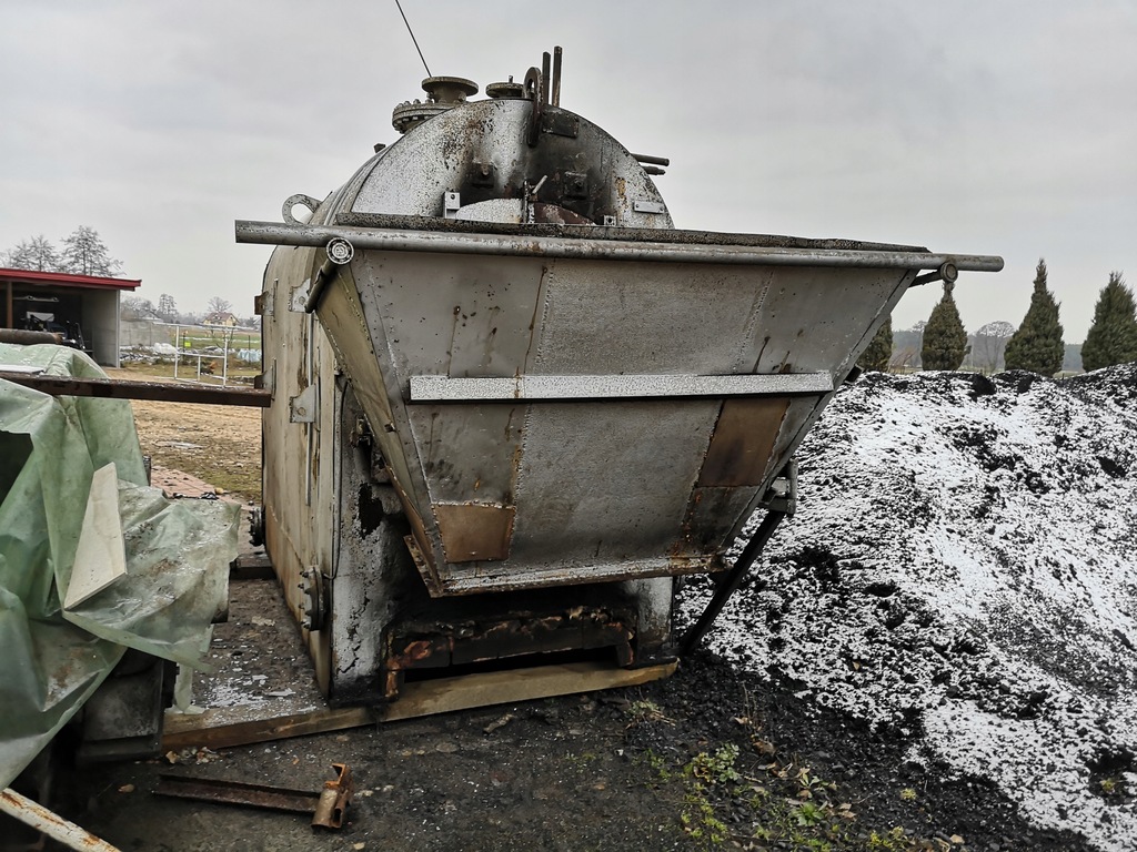 Piec szklarniowy 60 kW polski z ruchomym rusztem