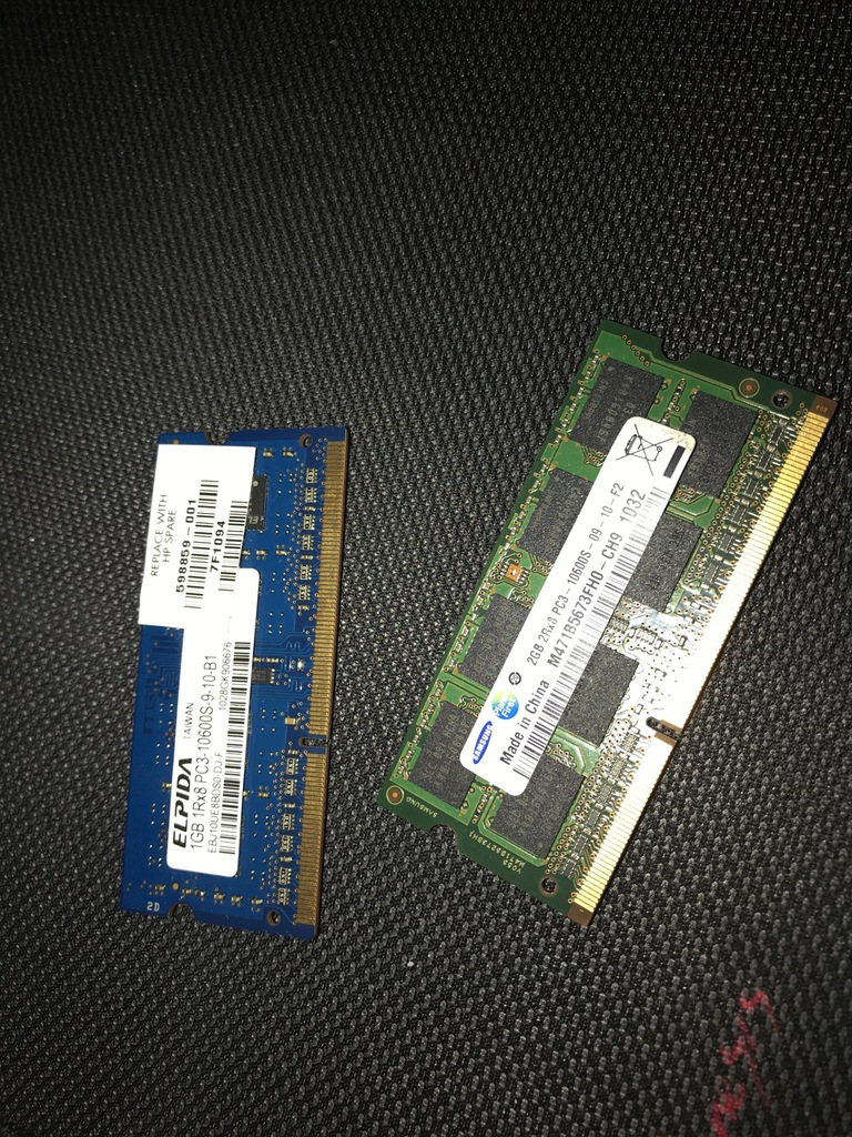RAM DDR3 SAMSUNG 2GB 2Rx8 PC3-10600S-09-10-F2