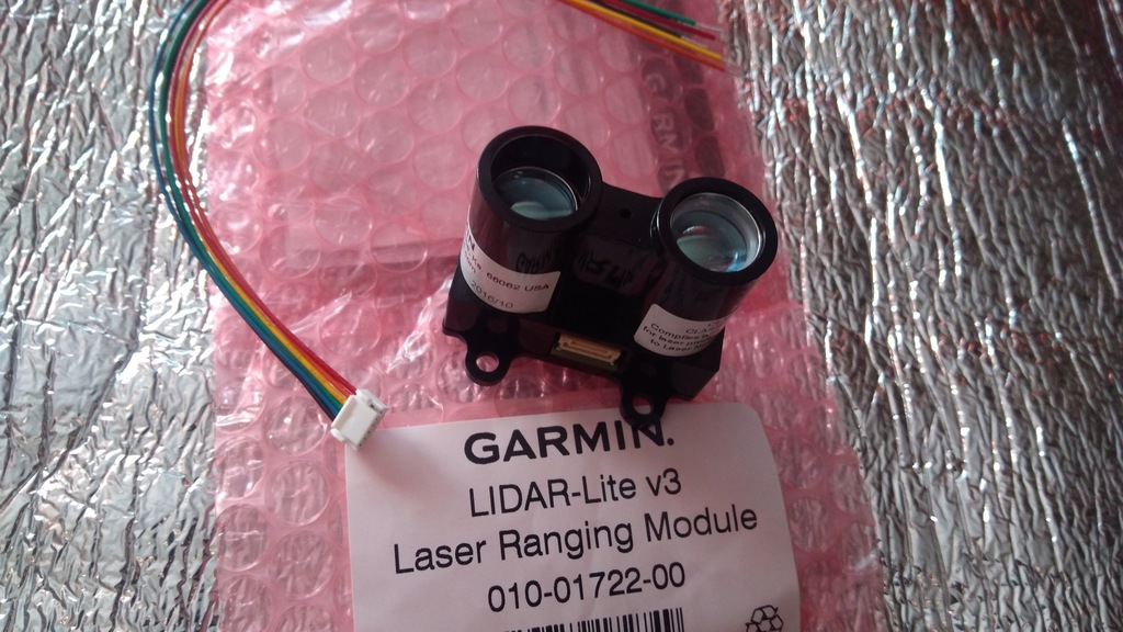 LIDAR-Lite v3 - Laserowy czujnik odległości 0...40