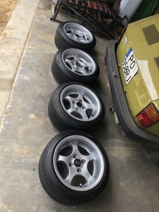 Felgi Maxx 8j 4x100 Uniroyal 195/45r14 zamiana !!