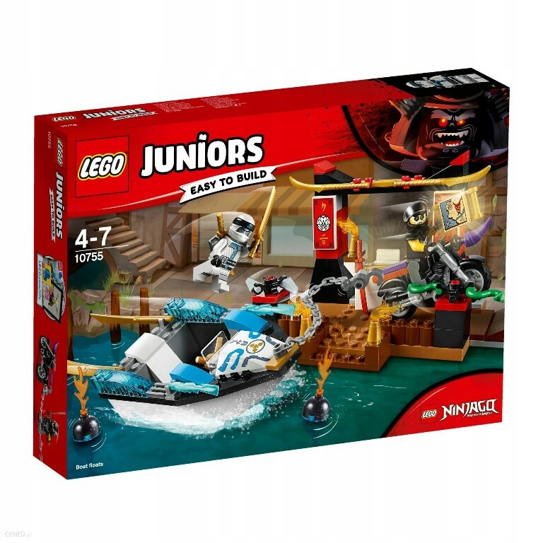 KLOCKI LEGO Wodny Pościg Zanea 10755 Lego Juniors