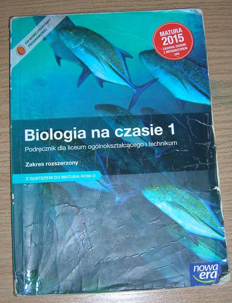 Biologia na czasie 1 Zakres rozszerzony Nowa Era