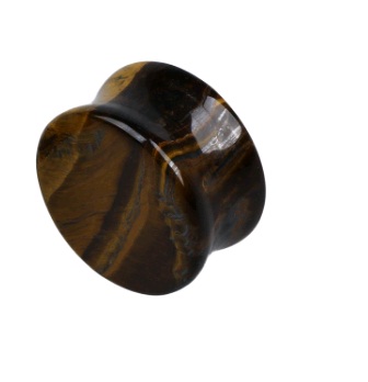 PLUG TUNEL TUNELE USZU KAMIEŃ TYGRYSIE OKO 12MM