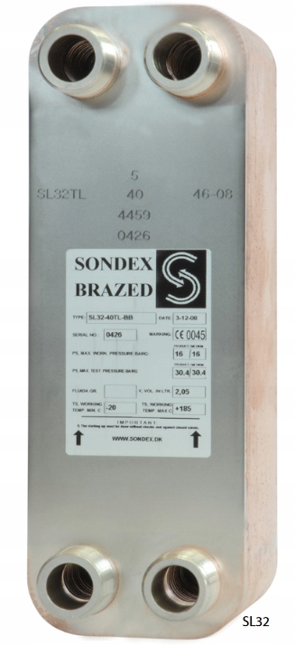 SONDEX wymiennik płytowy 40-50KW SL32-03-TL-30-BB