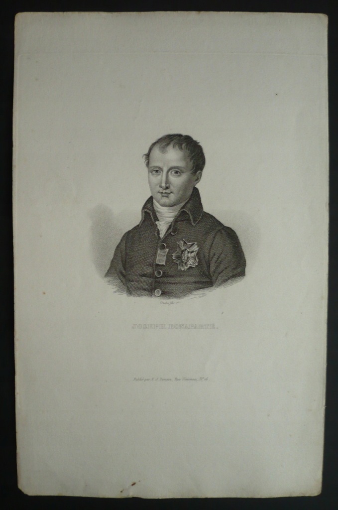 Józef Bonaparte brat Napoleona, oryg. 1852