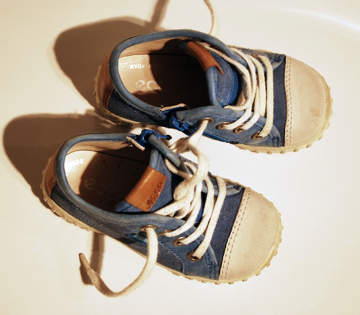 ECCO buty trzewiki dziecięce niebieskie rozm 22